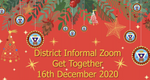 District Informal Zoom get together. 16th December 2020