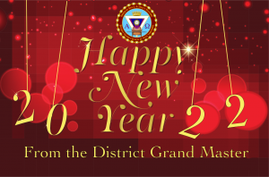 A New Years Message from the District Grand Master